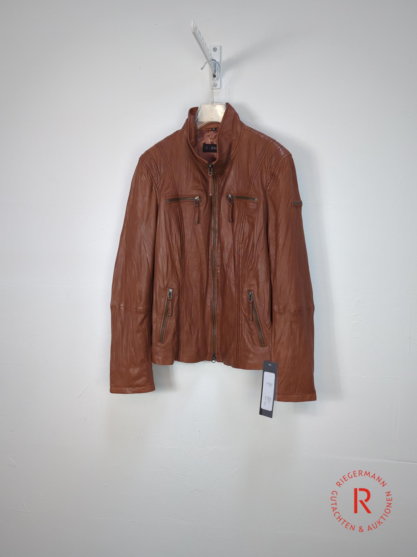 DAMEN LEDERJACKE GRÖSSE 40